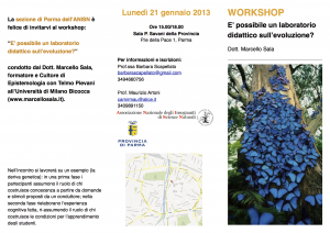 Laboratorio evoluzione